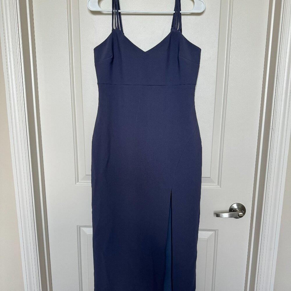 [NEW] Revolve LIKELY Midi Dress Blue 10